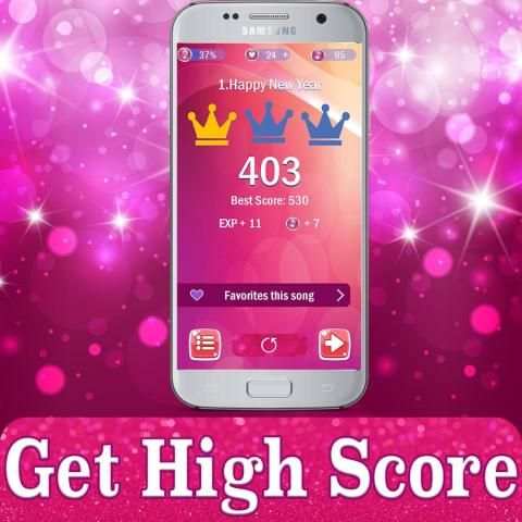 Piano Pink Tiles 2 screenshot 1