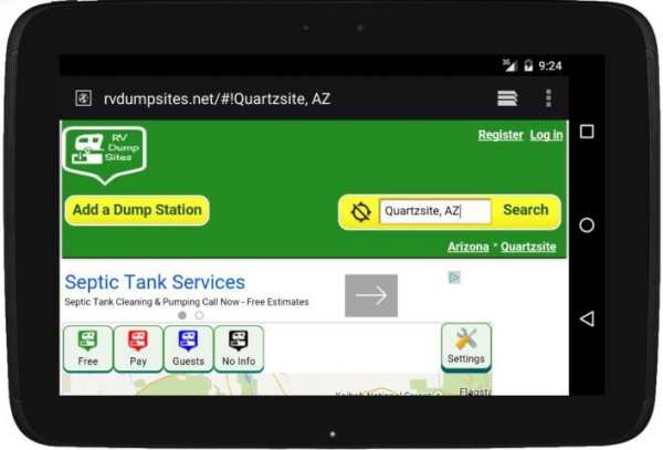 RV Dump Sites 10 تصوير الشاشة