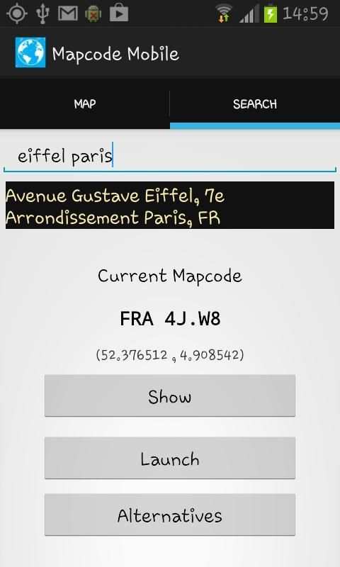 Mapcode Mobile скриншот 2