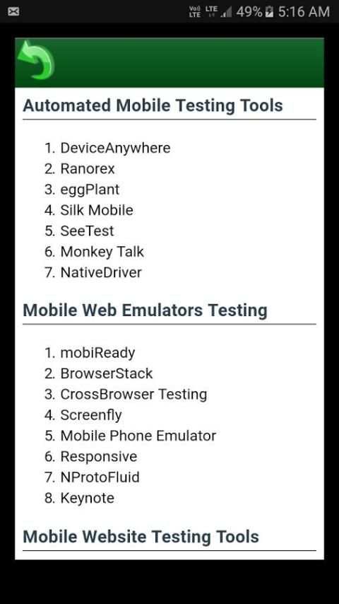 Mobile Testing स्क्रीनशॉट 3