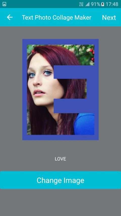 Text Photo Collage Maker скриншот 1