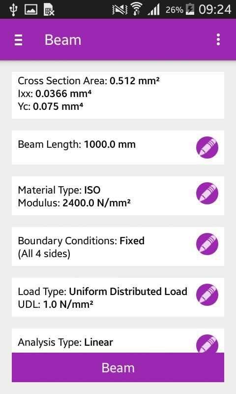 Beam Calculator Lite screenshot 6