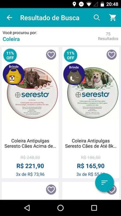 Cobasi screenshot 2