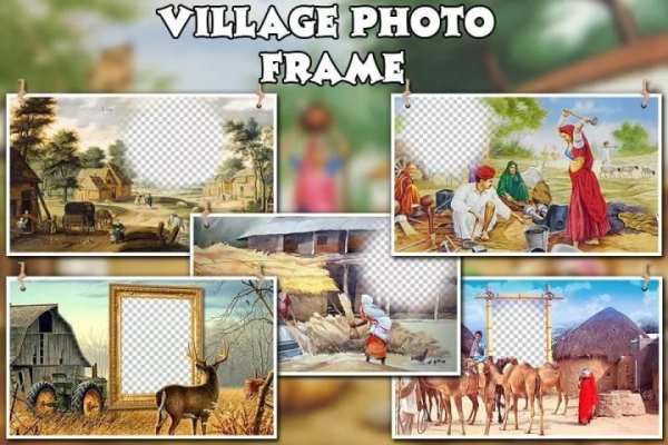 Village Photo Frame : Village Photo Editor स्क्रीनशॉट 2