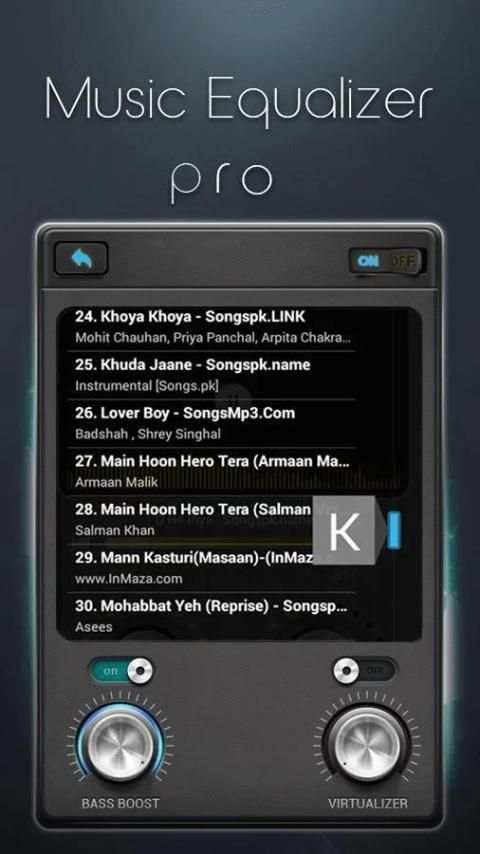 Music Equalizer Pro скриншот 1