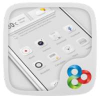 Classic White GOLauncher Theme on 9Apps