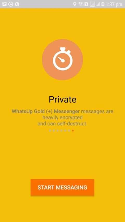WhatsUp Gold (+) Messenger / Group's Chat screenshot 1