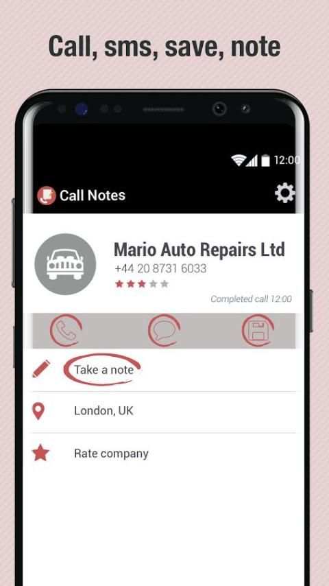 Call Notes screenshot 4