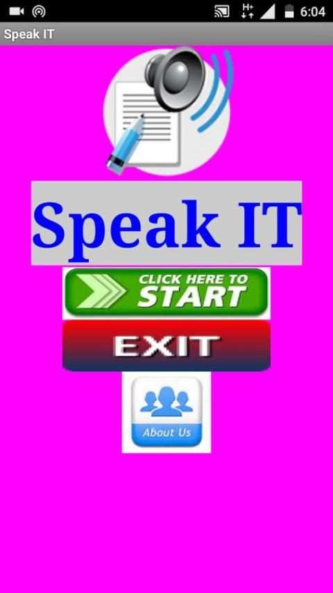 Speak IT скриншот 1