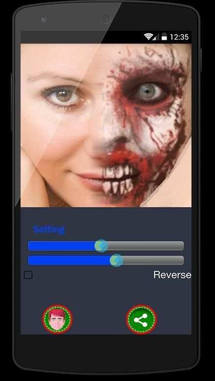 Zombie Face Changer Pro скриншот 3