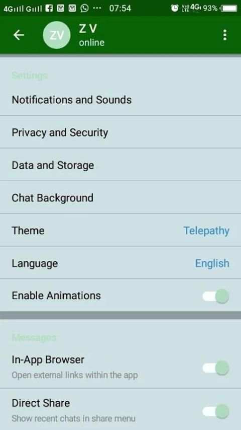 Telepathy Messenger screenshot 4