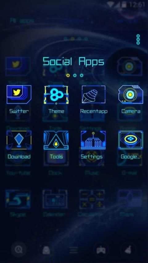 Earth Go Launcher Theme screenshot 2