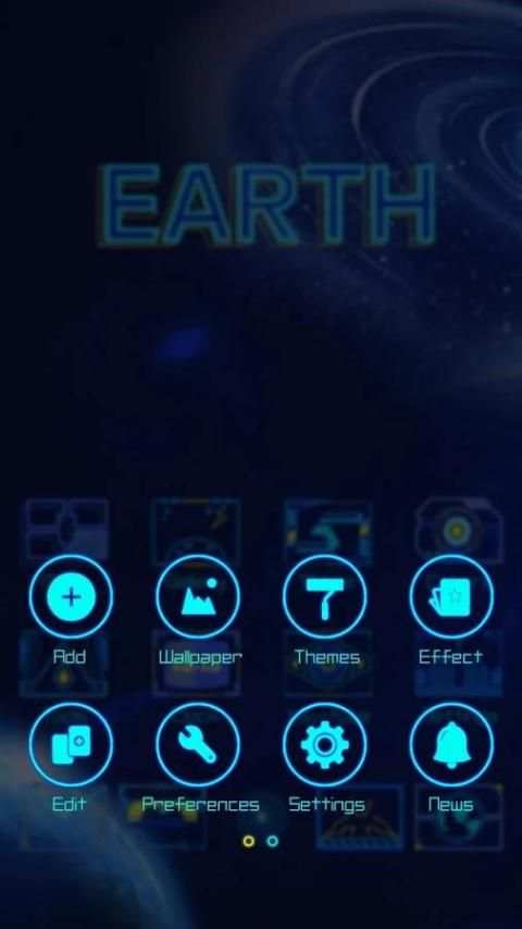 Earth Go Launcher Theme screenshot 1
