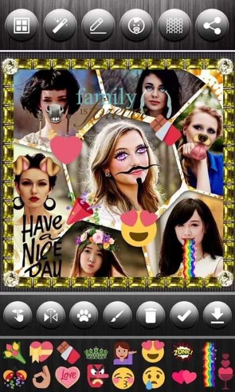 Luxury Photo Collage Editor स्क्रीनशॉट 4