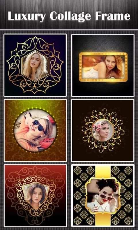 Luxury Photo Collage Editor स्क्रीनशॉट 1