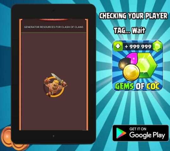 Unlimited Gems For Clash OF Clans Prank! screenshot 2