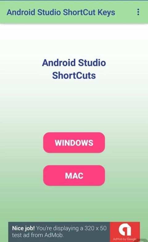 Android Studio ShortCuts 3 تصوير الشاشة
