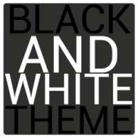 Black & White Icon THEME★FREE★ on 9Apps