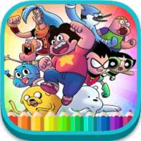 Coloring Book Cartoon 2017 on 9Apps