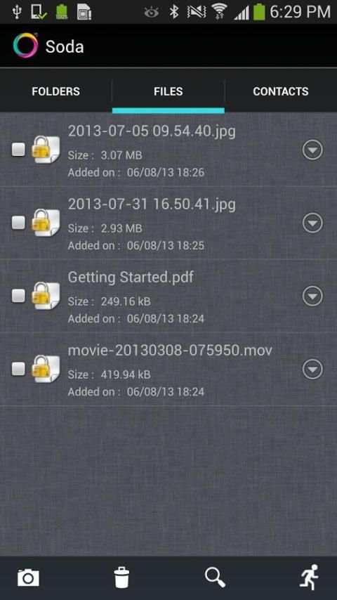 Soda Safe of Data App Mobile 5 تصوير الشاشة