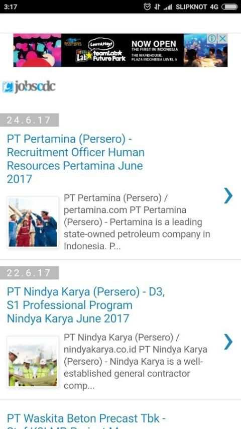 JOBS Loker Browser screenshot 2