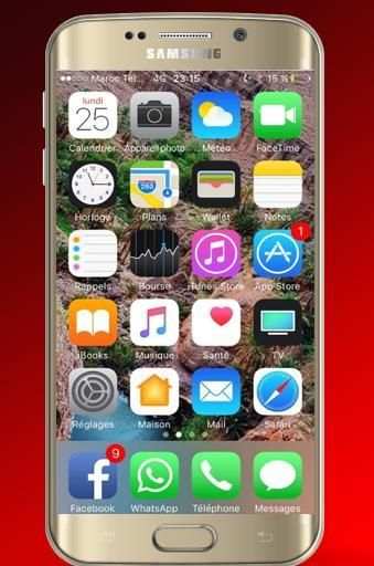 Launcher for iOS: New iPhone X ios 11 Style Theme скриншот 1