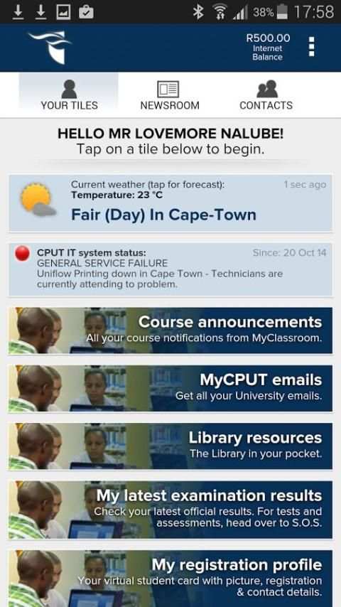 CPUT Mobile screenshot 7