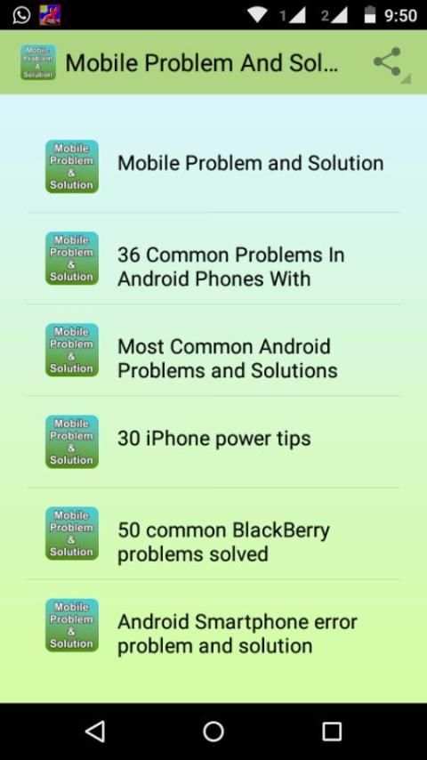 Mobile Problem and Solution скриншот 4