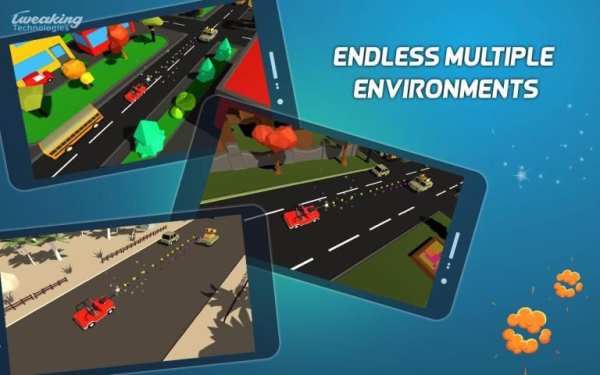 Poly Drive - Endless Power Attack скриншот 3