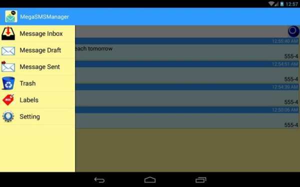 Mega SMS Manager Plus скриншот 4