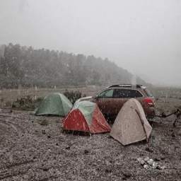 Rain on a Tent Sound