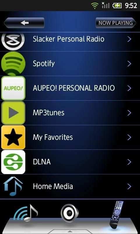 Onkyo Remote for Android 2.3 скриншот 1