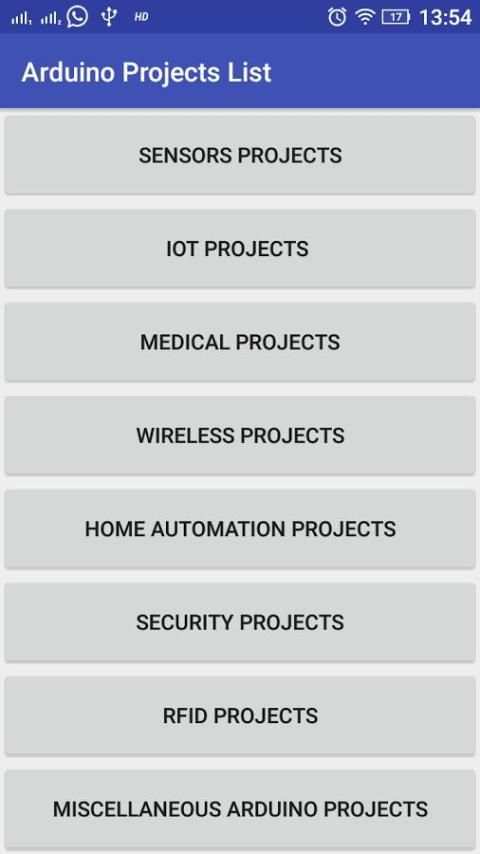 Arduino Projects list स्क्रीनशॉट 2