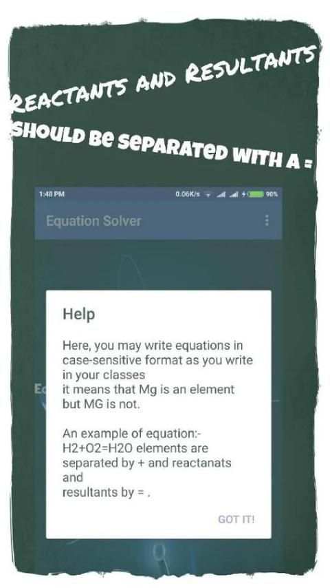 Chemical Equation Balancer screenshot 3