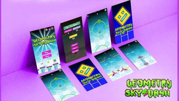 Geometry Sky Dash скриншот 2