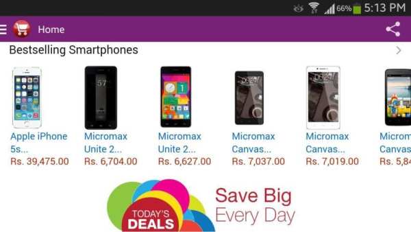 Online Shopping India 1 تصوير الشاشة