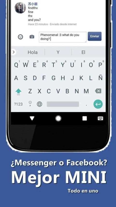 Mini para Facebook скриншот 1