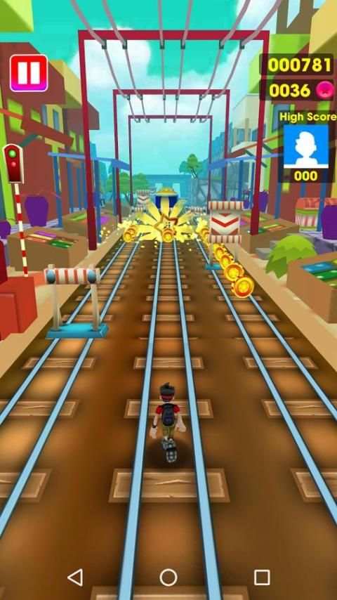 Super Surf Dash Run - Christmas Game скриншот 11