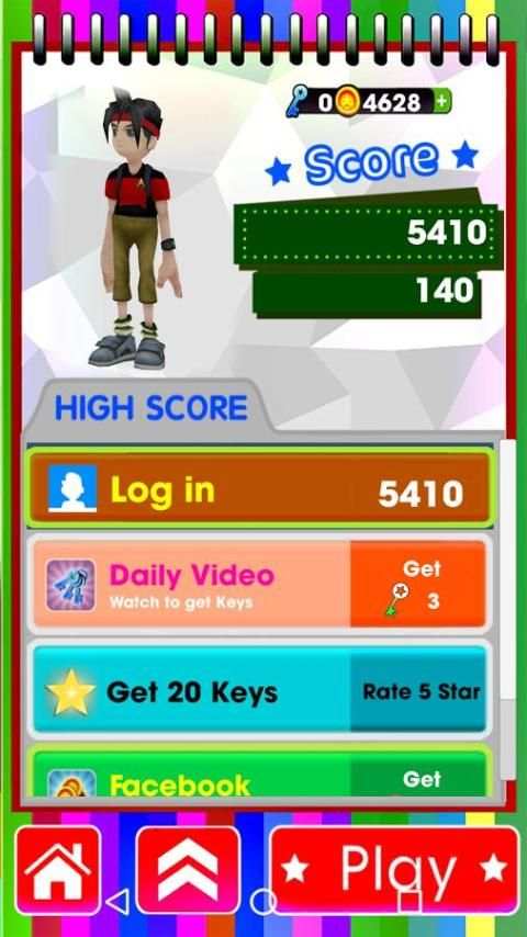 Super Surf Dash Run - Christmas Game скриншот 3