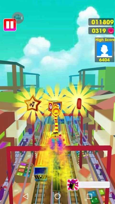 Super Surf Dash Run - Christmas Game скриншот 7