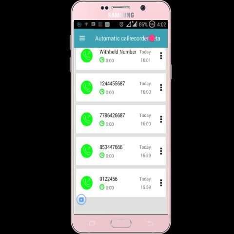 Automatic Call Recorder HD скриншот 3