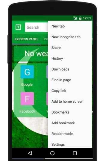 Pakistani Browser screenshot 1