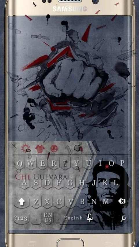 che guevara keyboard Hero theme स्क्रीनशॉट 1
