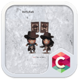 Cowboy Couple Theme C Launcher أيقونة