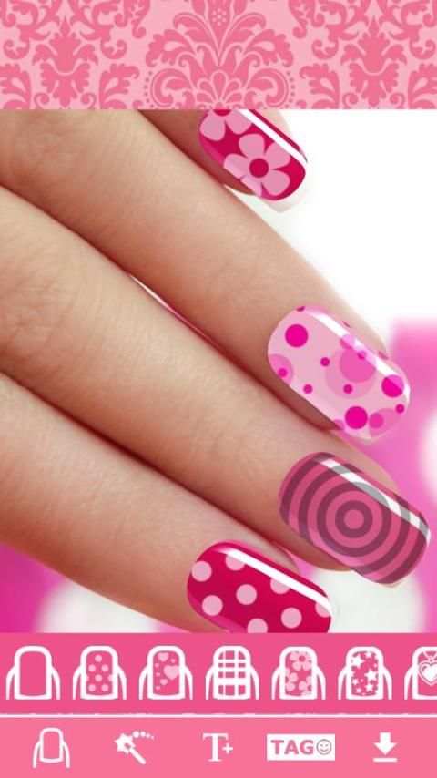 Virtual Nails Photo Studio Design : Nails designs скриншот 1
