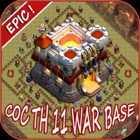Epic Base War COC TH 11 screenshot 8