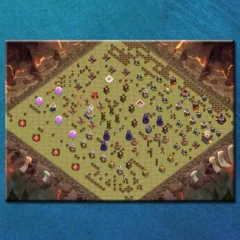 Epic Base War COC TH 11 screenshot 1