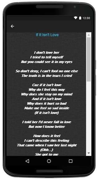 New Edition Song & Lyrics screenshot 1