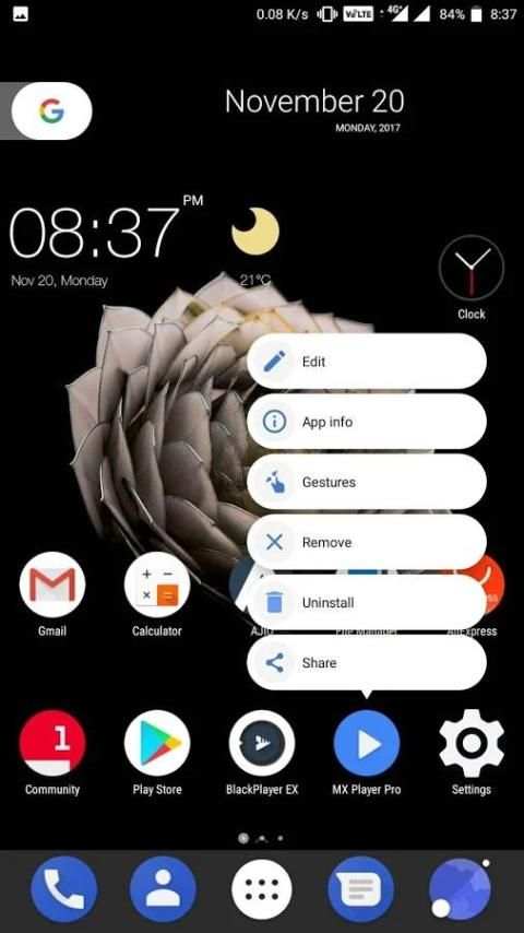 Pixel 2 XL style launcher for Android oreo launchr screenshot 4