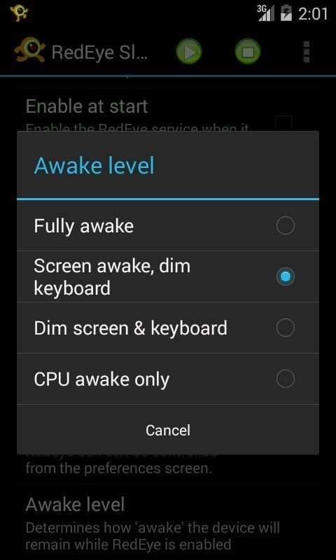 RedEye Stay Awake (free) скриншот 5